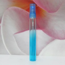 Tube Glass 8 ml Colour with PE Sprayer: TURQUOISE